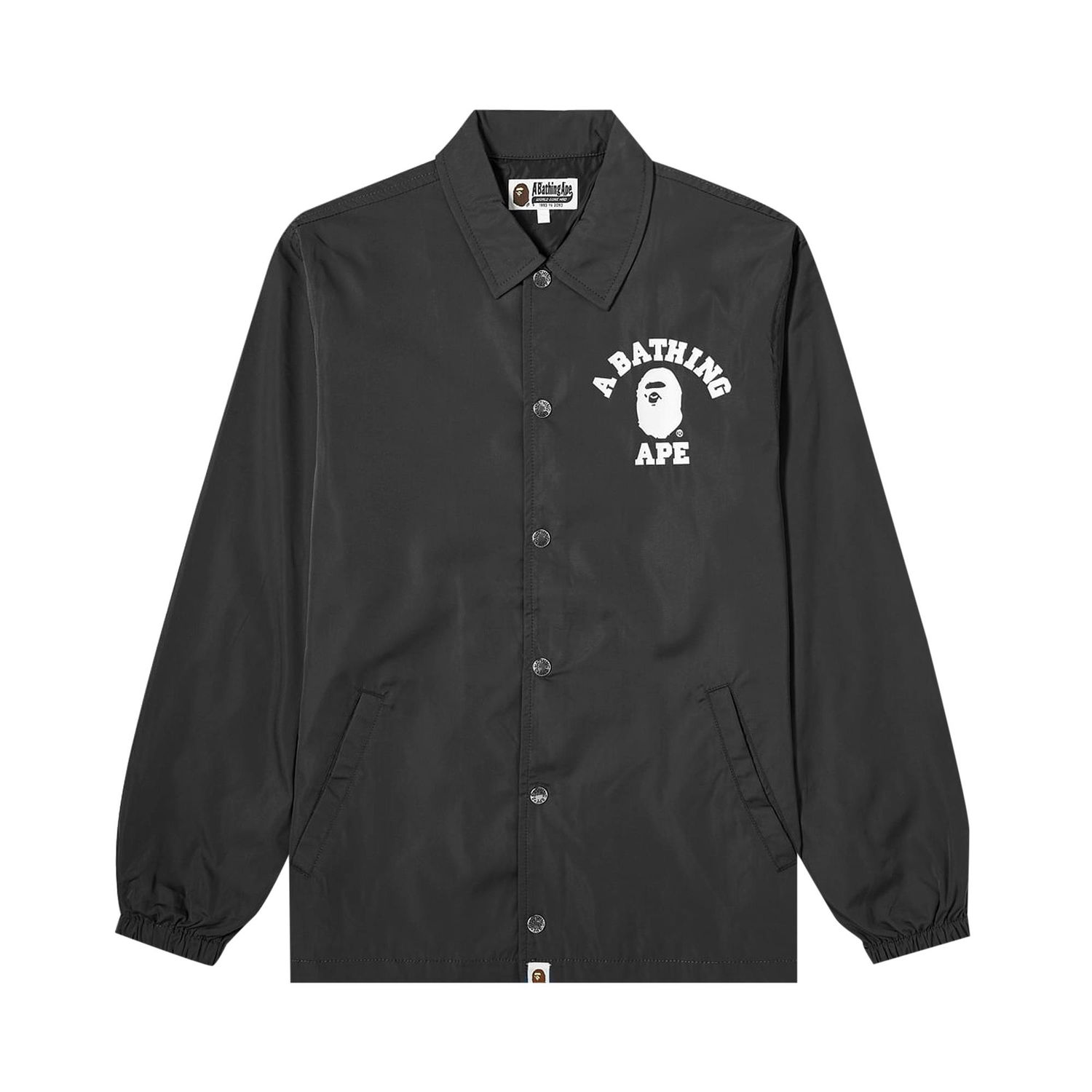 Яке BAPE College Coach Jacket Черно | 1G30 140 015 BLACK, 1