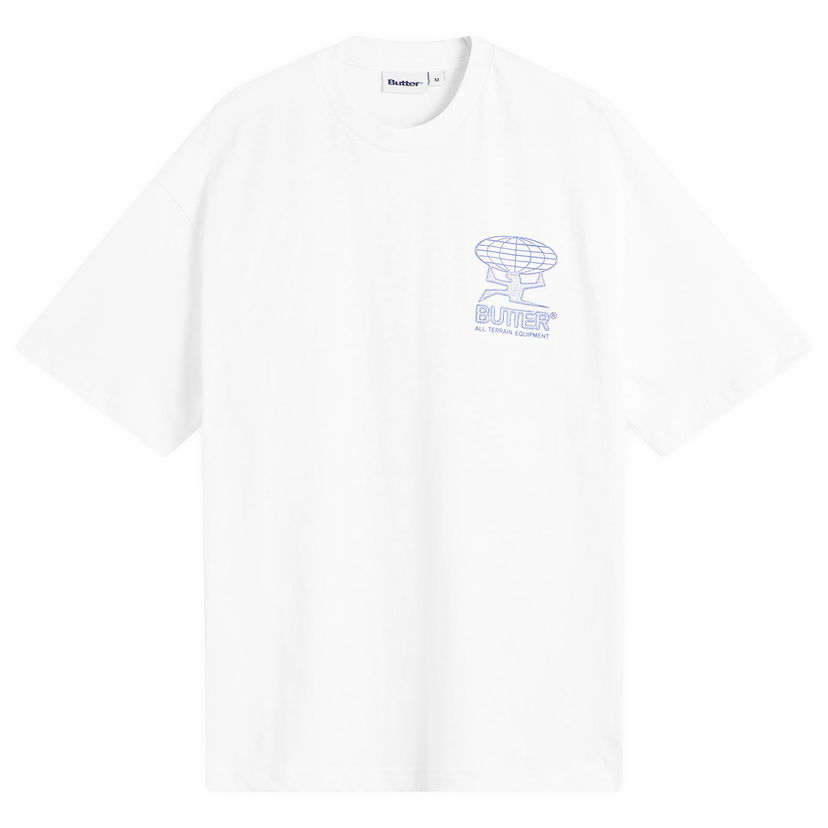 Тениска Butter Goods Terrain T-Shirt Бяло | BG254100-WHT