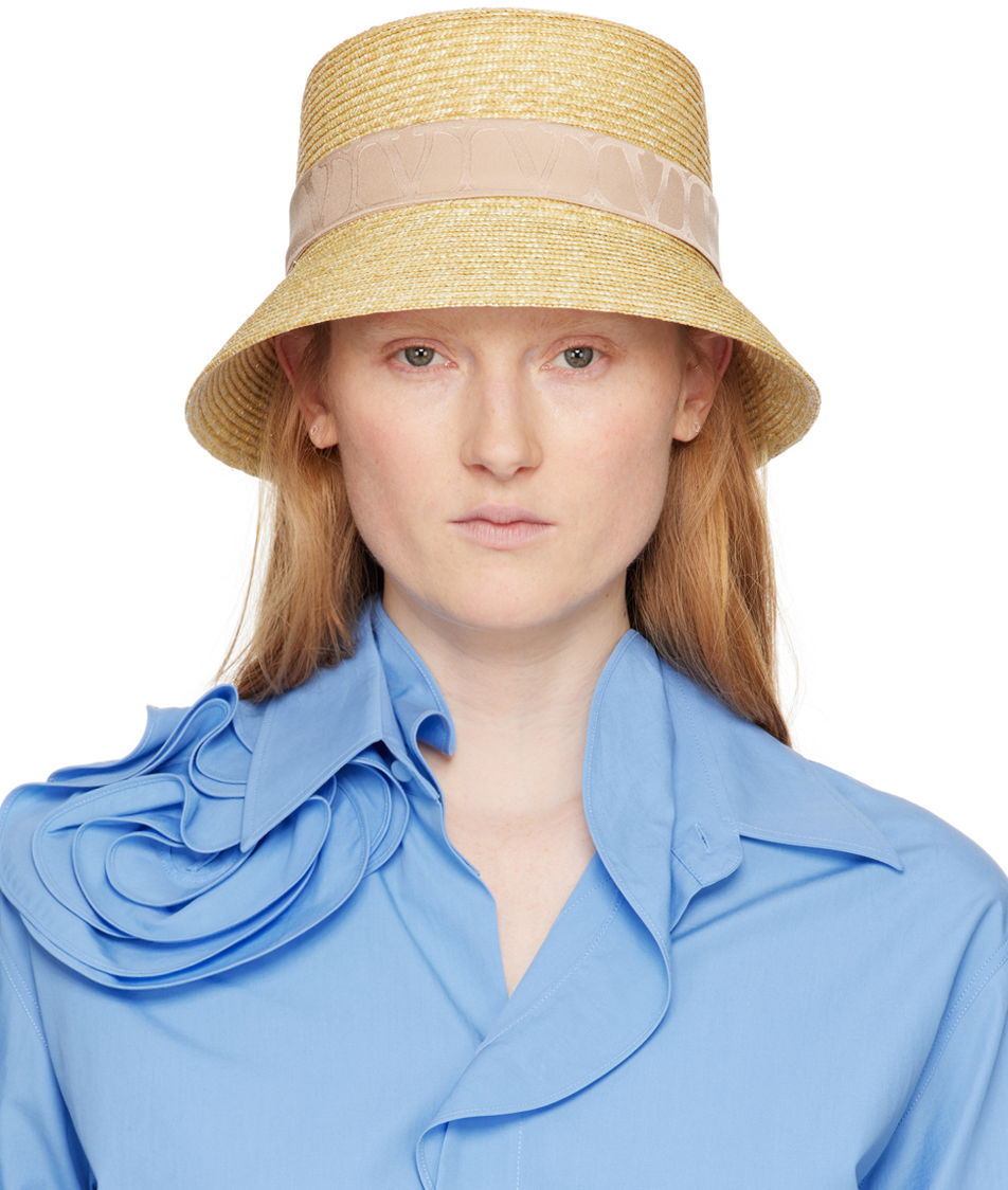 Шапка Valentino Valentino Garavani Iconographe Twilly Bucket Hat Бежово | 4W2HGA26VZA, 0