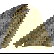 Men's Transport Check Cotton Casual Jacket, Size Large