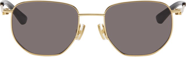 Geometric Split Metal Sunglasses