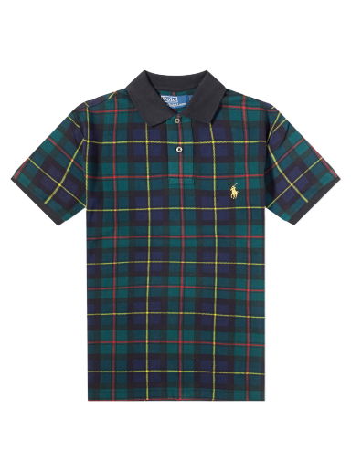 Риза Polo by Ralph Lauren Gold PP Tartan Polo Тъмно синьо | 710880182001