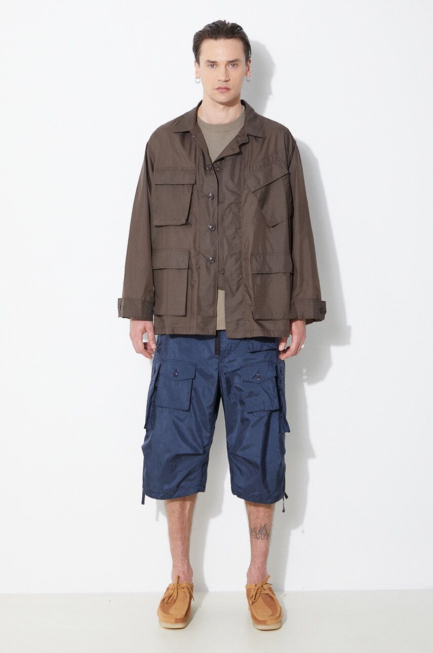 Къси панталони Engineered Garments Engineered Garments FA Cropped Cargo Shorts Тъмно синьо | OR276.DZ028, 1