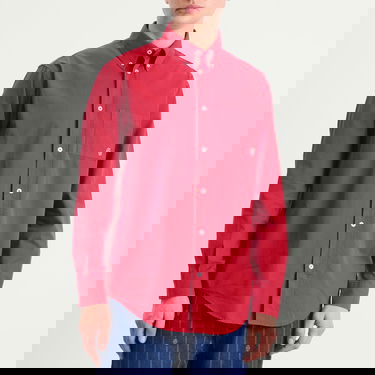 Риза Drôle de Monsieur Mirror Long Sleeve Button-Up Shirt Червено | I-SH240-CO178-RD, 2