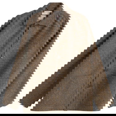 Яке Universal Works Harris Tweed Plaid Easy Jacket Кафяво | 33157-GLD, 1