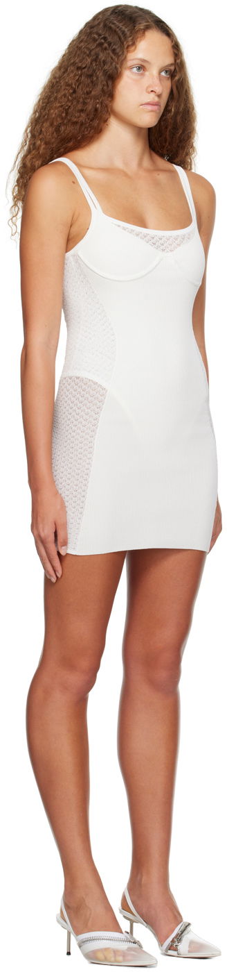 Pокля Dion Lee Knitted Bodycon Mini Dress Черно | A7728P23, 4