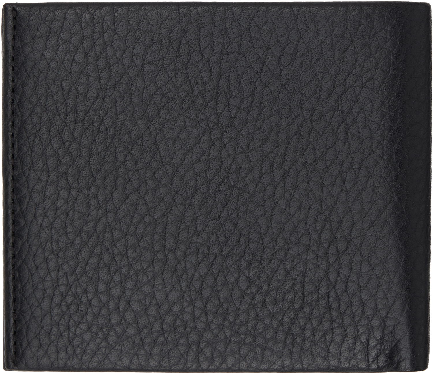 Портфейл BOSS BOSS Bifold Leather Wallet with Logo Lettering Черно | 50529496, 1