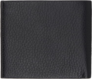 Портфейл BOSS BOSS Bifold Leather Wallet with Logo Lettering Черно | 50529496, 1