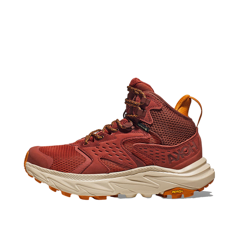 Кецове и обувки Hoka One One Anacapa 2 Mid Gore-Tex Hot Sauce Shifting Sands (Women's) Червено | 1142831-HSSS