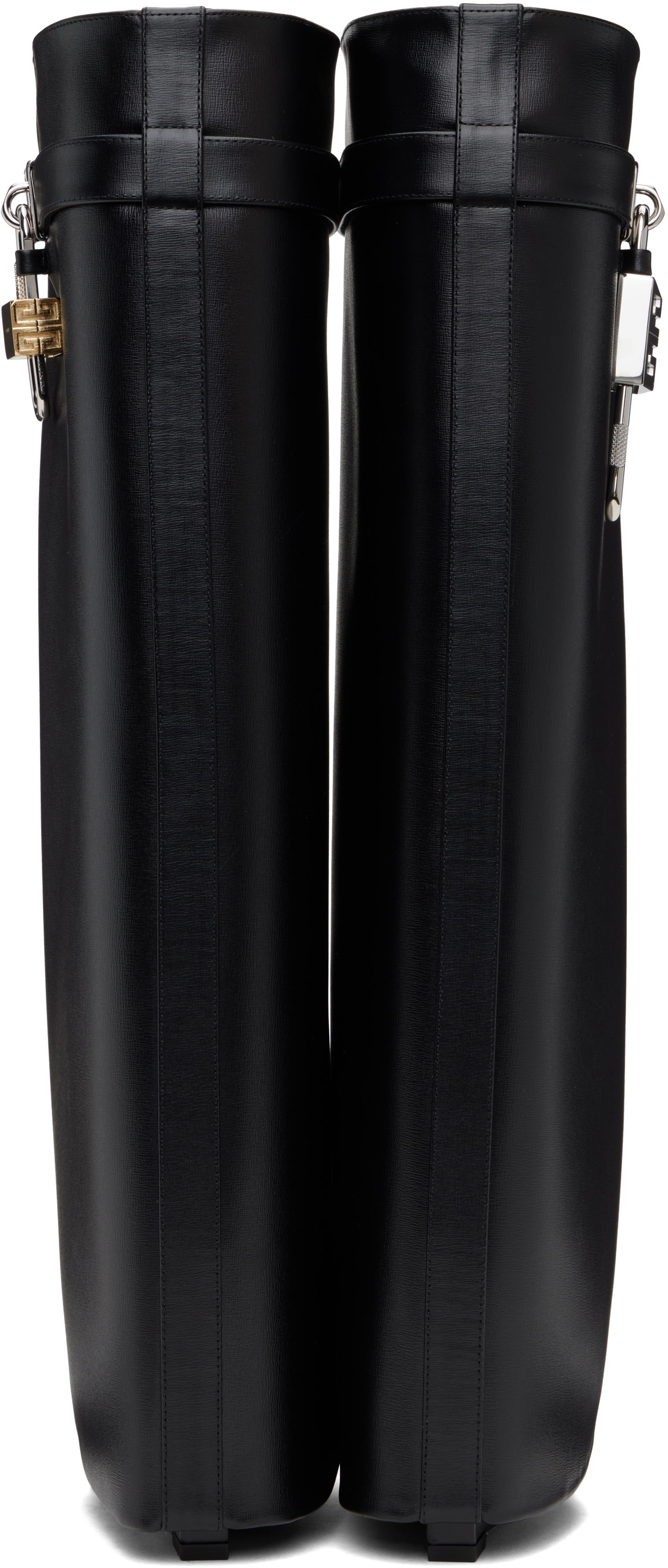 Облекло Givenchy Givenchy Shark Lock Tall Boots Черно | BE702XE1NG001, 1