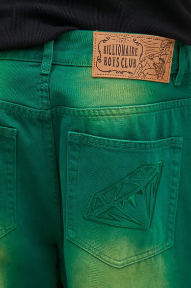 Дънки BILLIONAIRE BOYS CLUB Billionaire Boys Club Green Dyed Denim Pants Зелено | B24427, 3