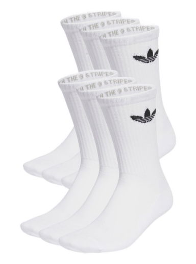 Trefoil Cushion Crew Socks –⁠ 6 pack