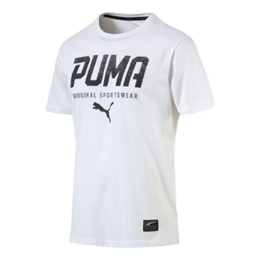 Тениска Puma Original Sportswear Graphic Tee Бяло | 593029-02