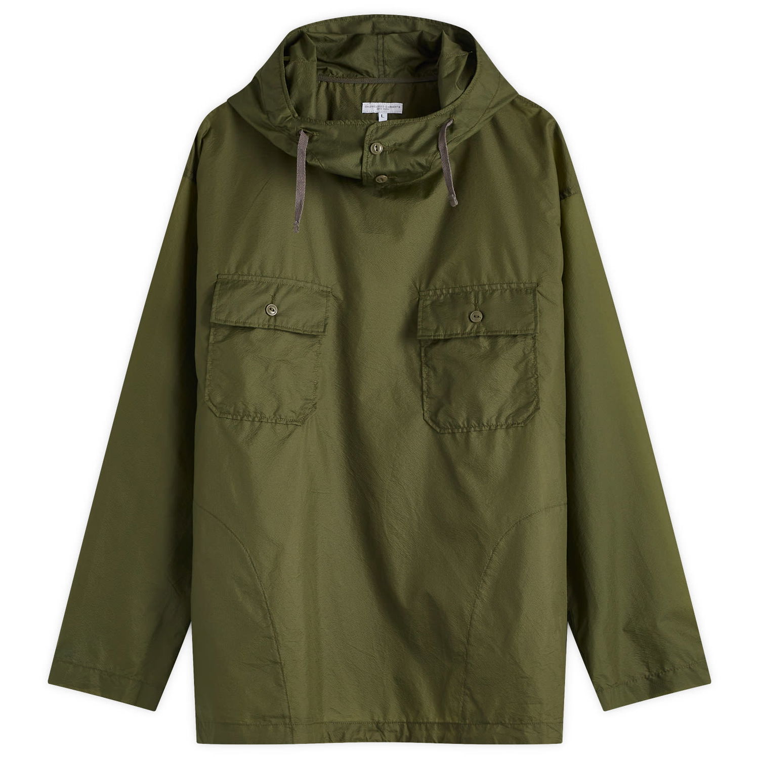 Ветровка Engineered Garments Engineered Garments Cagoule Shirt, Size Large Зелено | QT034-KD001, 1