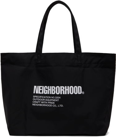 Голяма пазарска чанта Neighborhood Helinox Edition Tote Bag Черно | 251HXHXN-CG01, 0