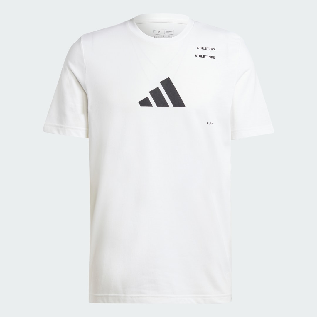 Тениска adidas Performance Athletics Category Graphic Черно | IY2446, 1