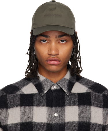 Шапка с козирка Rick Owens Concordians Owenscorp Embroidered Cap Зелено | RA02E0700 TEEM7, 0