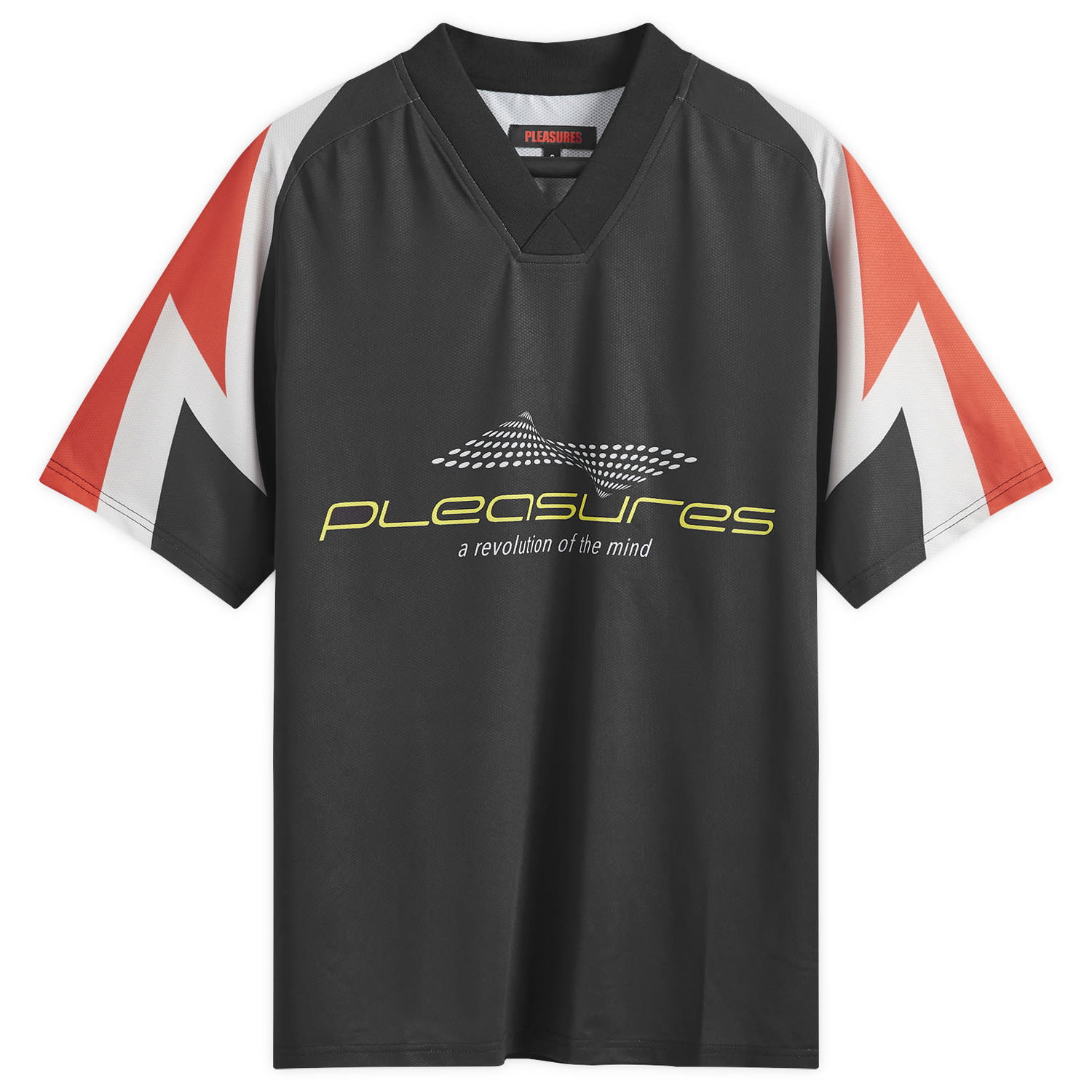 Фланелка Pleasures Mind Soccer Jersey Черно | P24SP011-BLK, 0