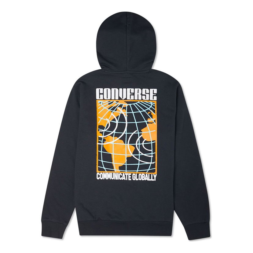 Суитчър Converse Converse Communicate Globally Hoodie Черно | 10022264-A01