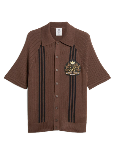 Поло тениска adidas Originals Ferrero Cardigan Кафяво | IK9613