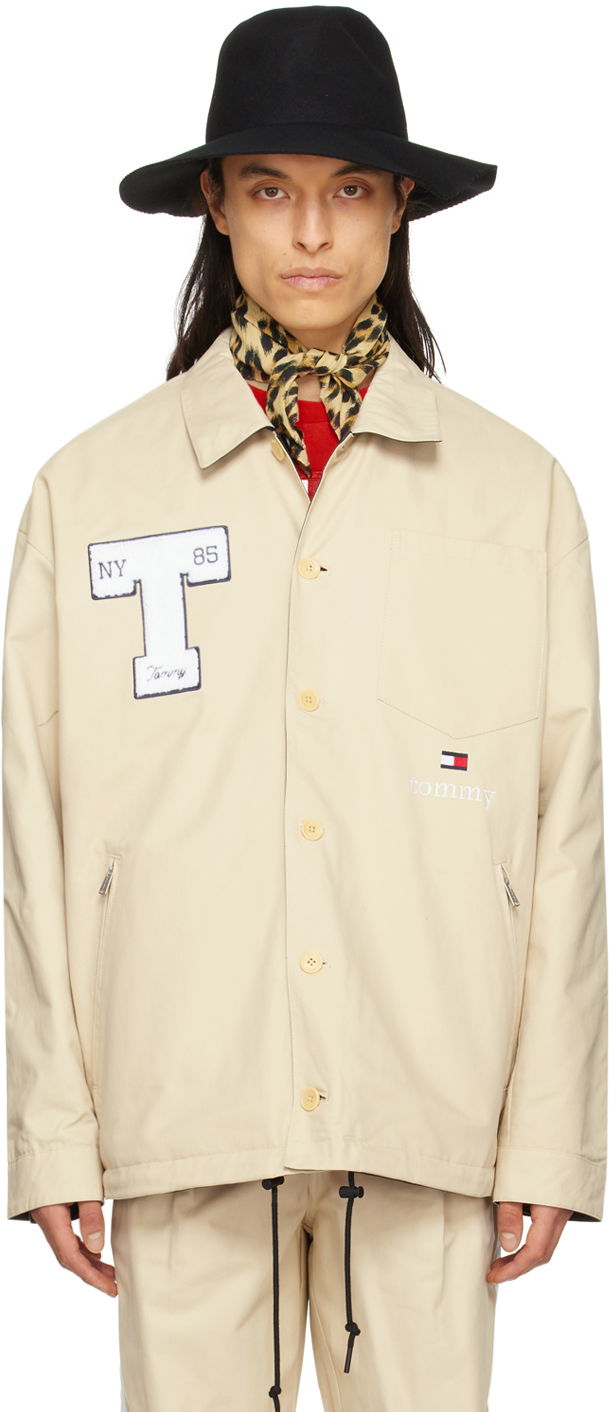 Яке Tommy Hilfiger Coach Reversible Бежово | DM0DM15985, 0