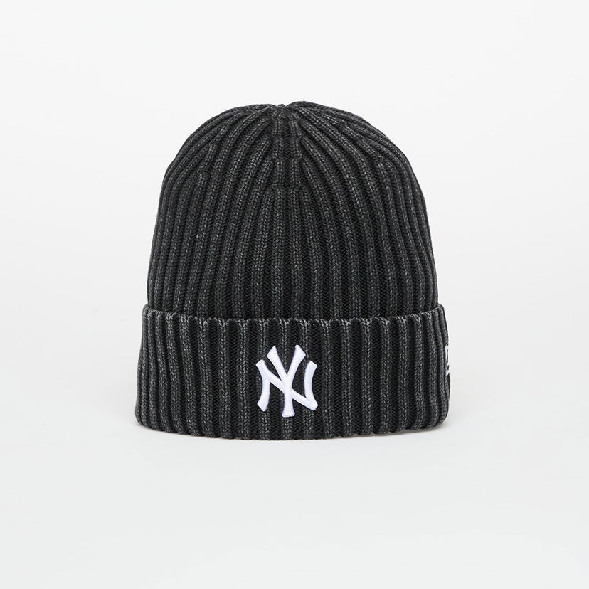 Шапка New Era MLB New York Yankees Knit Washed Beanie Medium Universal Черно | 60691189
