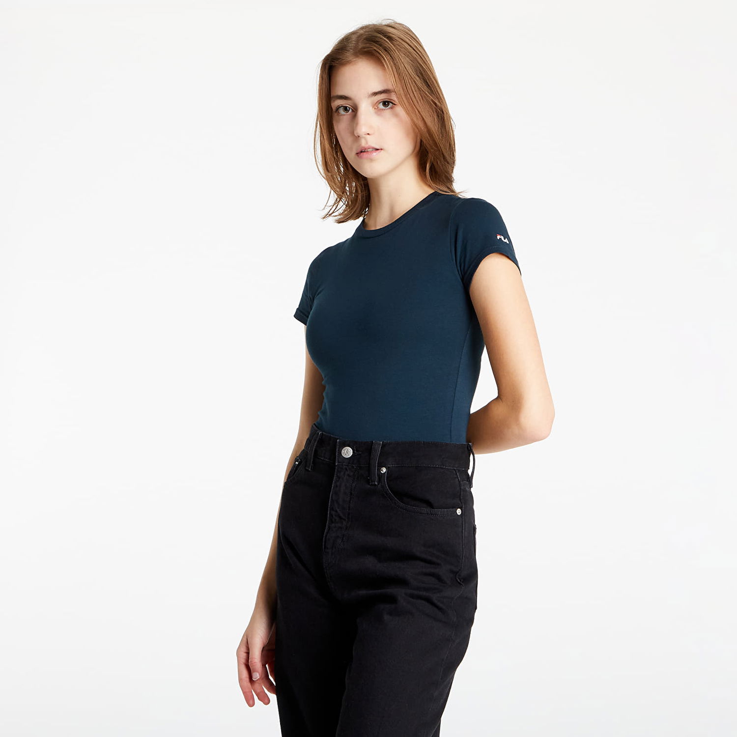 боди FILA Body T-Shirt Синьо | FU6145 navy, 1
