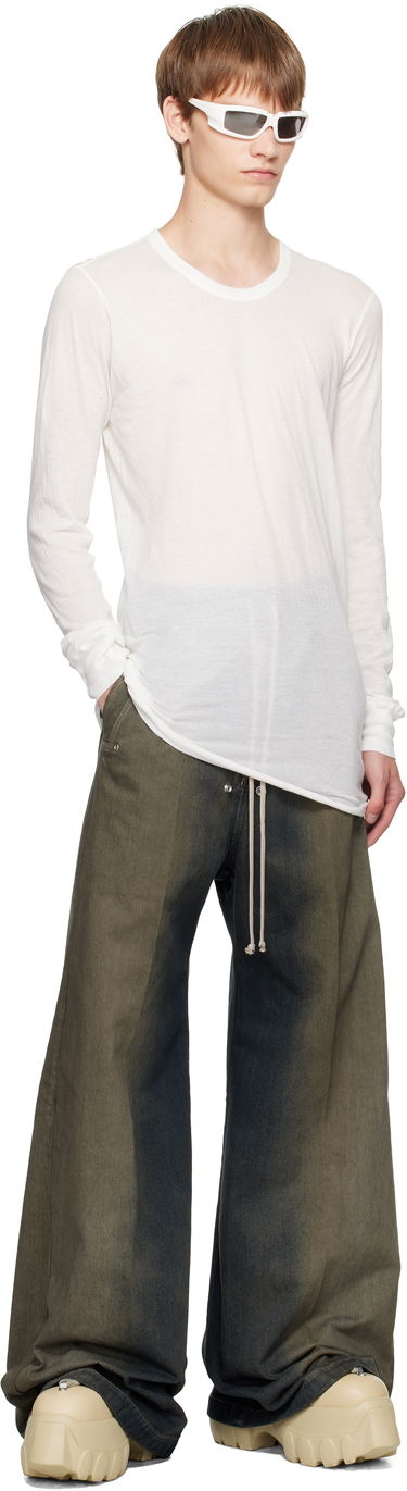 Дънки Rick Owens Rick Owens Wide Bela Jeans Зелено | RU02E1366 DKDEG, 3