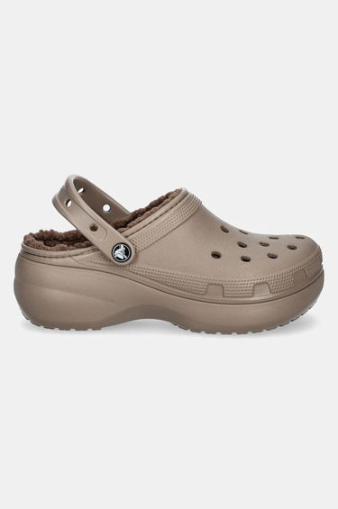 Кецове и обувки Crocs Classic Platform Lined Clogs Бежово | 207938.196, 1