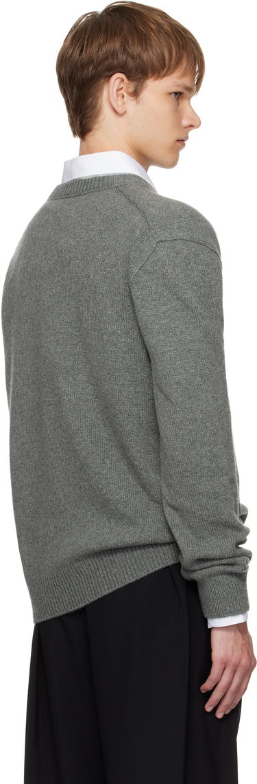 Пуловер The Row The Row Horik V-Neck Sweater Сиво | 1023-Y960, 2