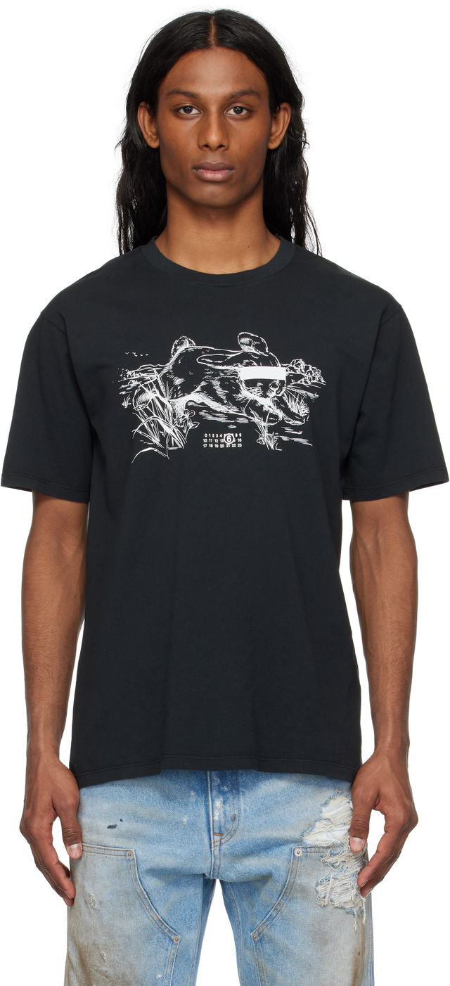 MM6 Maison Margiela 'Suis le lapin blanc' T-Shirt
