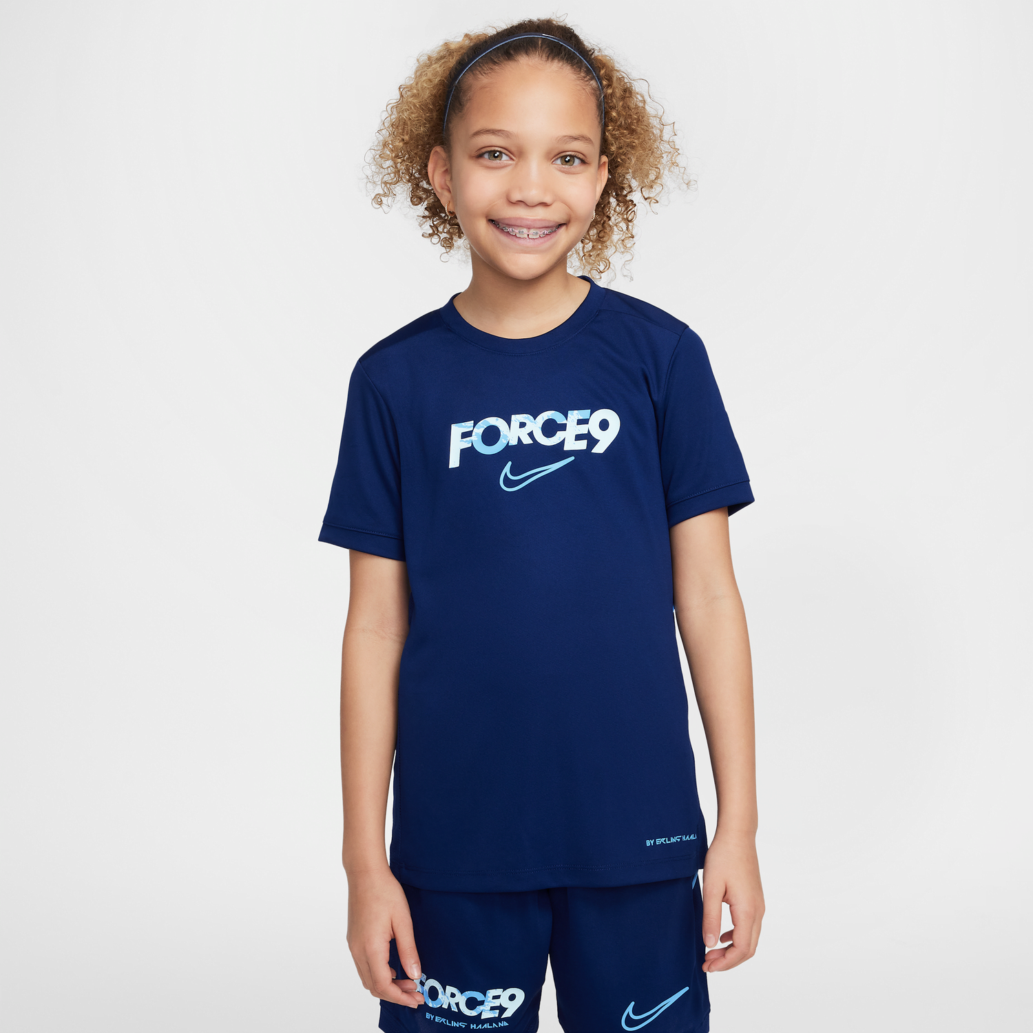 Тениска Nike Dri-FIT Erling Haaland Academy T-Shirt Тъмно синьо | HJ3834-492, 0