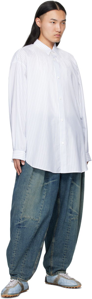 Дънки HED MAYNER Hed Mayner Pleated Denim Jeans Синьо | HMMB67030A-HB251, 3
