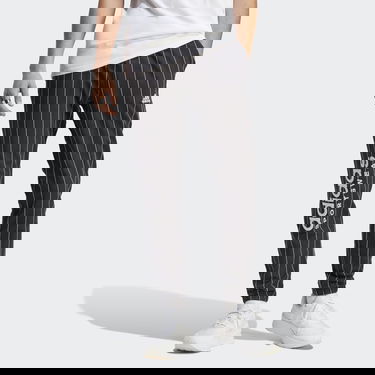 Спортни панталони adidas Originals Pinstripe Fleece Pants Черно | IB8382, 1