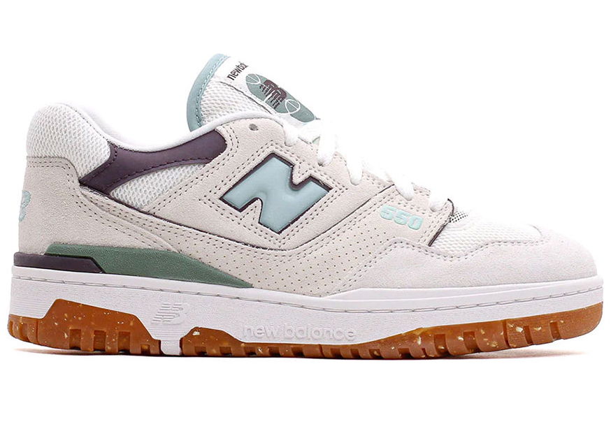 Кецове и обувки New Balance 550 "Sea Salt White" W Тюркоазено | BBW550NB, 0