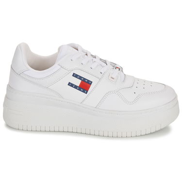 Кецове и обувки Tommy Hilfiger RETRO BASKET FLATFORM ESS Бяло | EN0EN02506-YBS, 1