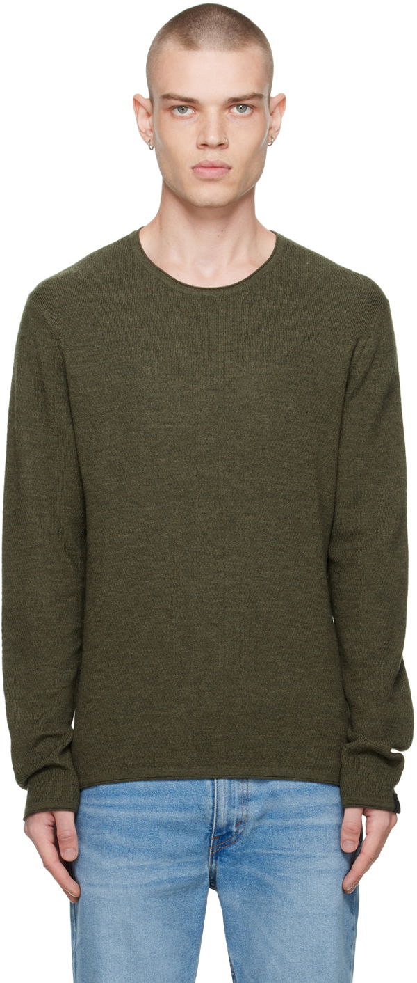 Пуловер rag & bone Collin Sweater Зелено | MBS22F023BV23, 0