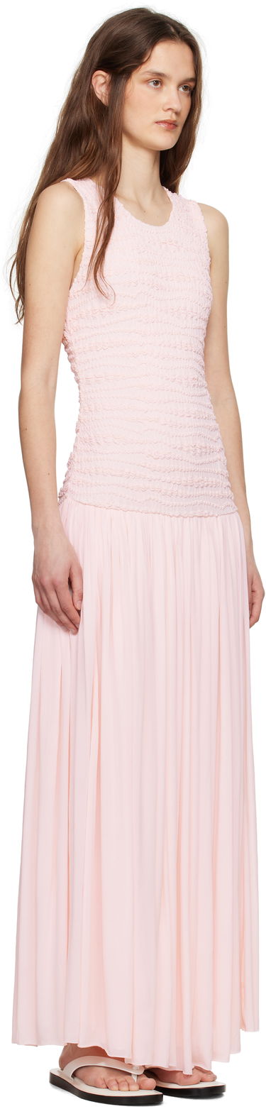 Pокля Jil Sander Jil Sander Shirred Maxi Dress Розово | J02CT0475_J20266, 1