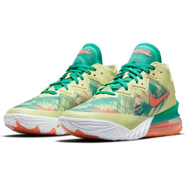 Кецове и обувки Nike LeBron 18 Low "Summer Refresh" Жълто | CV7562-300, 1