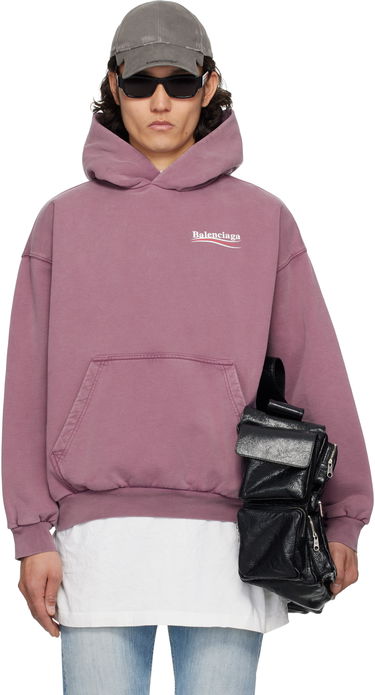 Суитчър Balenciaga Balenciaga Campaign Hoodie Розово | 767877TQVN6, 0
