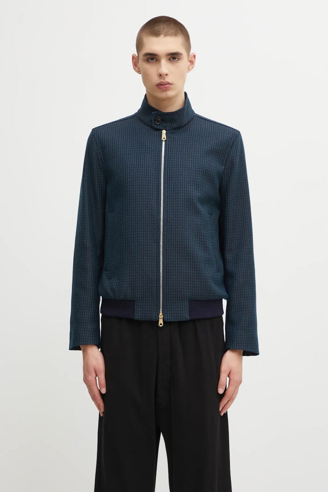 Paul Smith Houndstooth Bomber Jacket