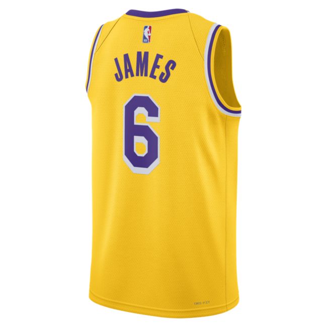 Фланелка Nike Los Angeles Lakers Icon Edition 2022/23  Dri-FIT Jersey Жълто | DN2009-728, 1