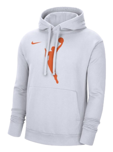 Суитчър Nike WNBA Fleece Pullover Hoodie Бяло | DR9596-100