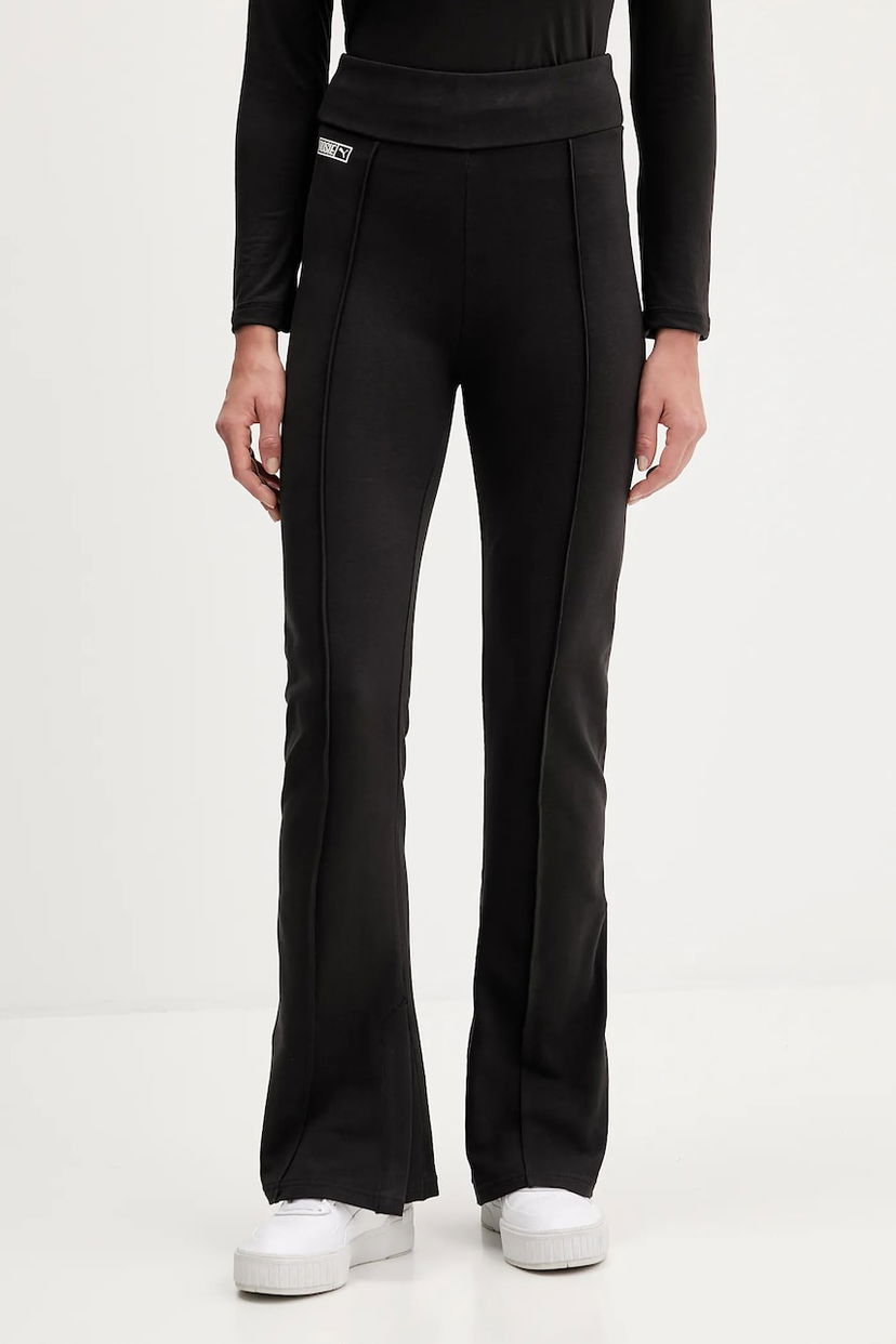Клинове Puma PUMA x ROSÉ Flared Leggings with Front Seam Черно | 635156