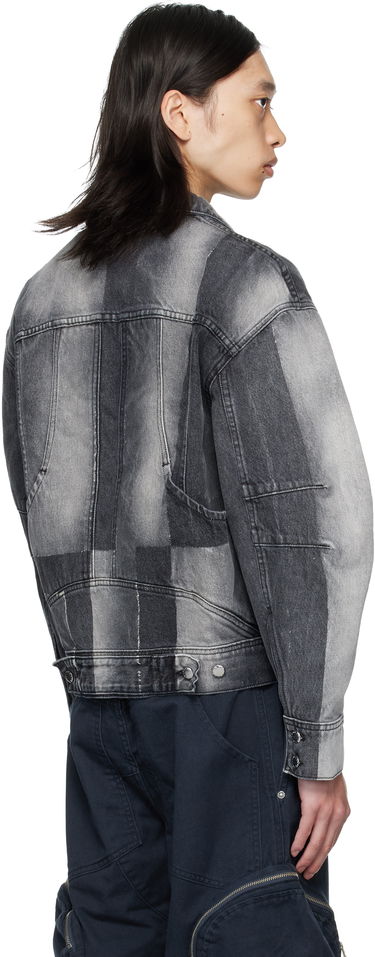 Яке Eckhaus Latta Eckhaus Latta 'El Jacket Redux' Denim Jacket Сиво | 1224-EL-PF25-SF, 2