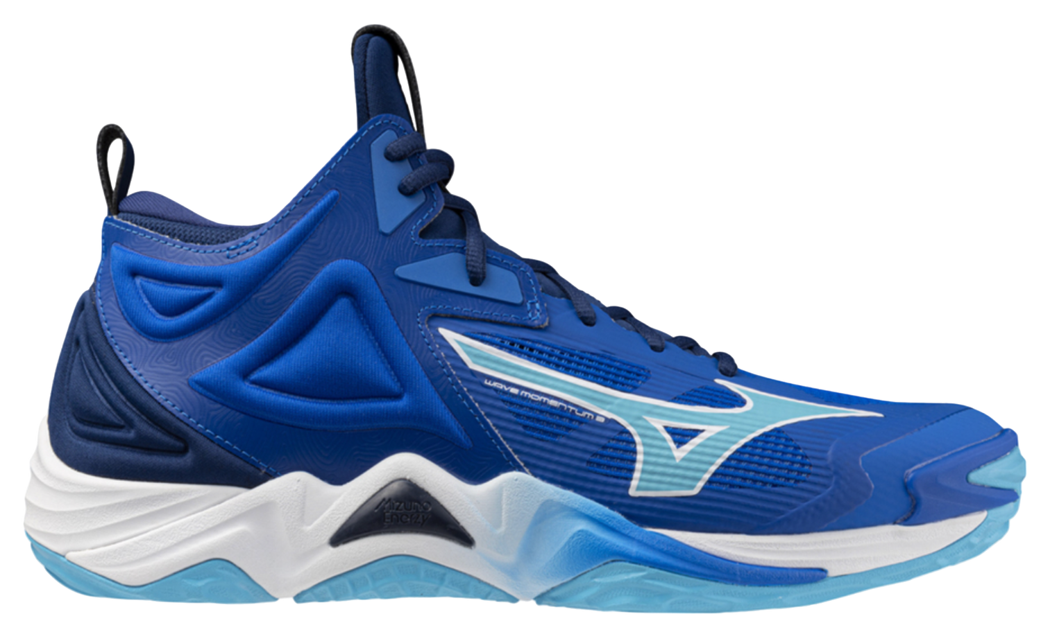 Кецове и обувки Mizuno WAVE MOMENTUM 3 MID Синьо | v1ga2317-01, 0
