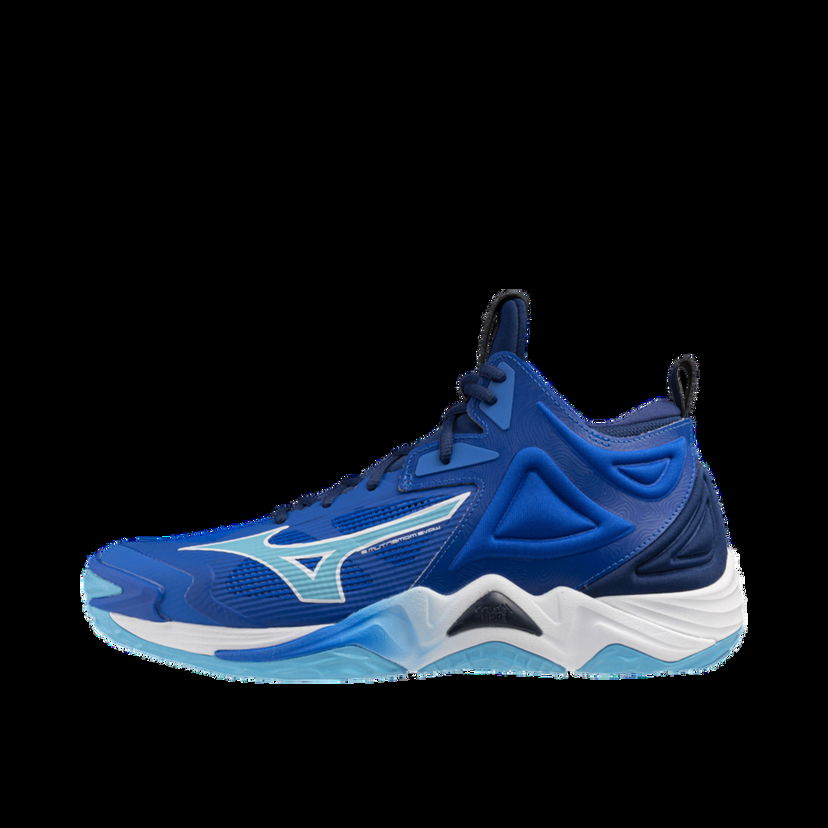 Кецове и обувки Mizuno WAVE MOMENTUM 3 MID Синьо | v1ga2317-01