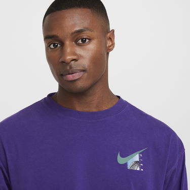 Тениска Nike Max90 Basketball Long Sleeve T-Shirt Лилаво | HF6195-504, 2