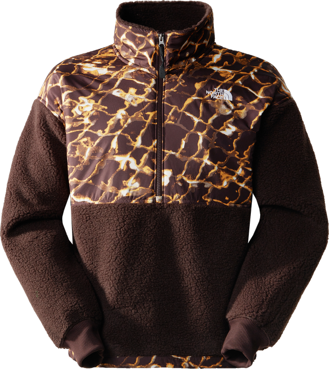 HalfZip Animal Print Fleece Sweatshirt