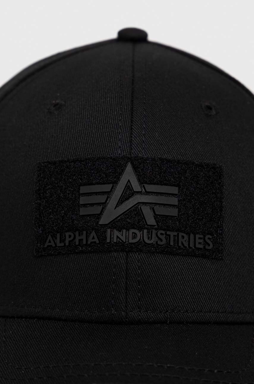 Шапка с козирка Alpha Industries Cap Черно | 168903.03, 1